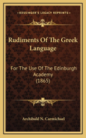 Rudiments of the Greek Language
