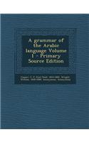 A Grammar of the Arabic Language Volume 1 - Primary Source Edition
