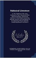 Rabinical Literature