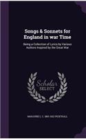 Songs & Sonnets for England in war Time
