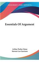 Essentials Of Argument