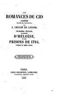 Les romances du Cid, odéide imitée de l'espagnol