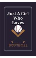 Just A Girl Who Loves Softball