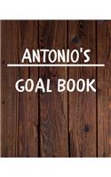 Antonio's Goal Book: New Year Planner Goal Journal Gift for Antonio / Notebook / Diary / Unique Greeting Card Alternative