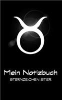 Mein Notizbuch - Sternzeichen Stier
