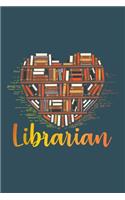 Librarian: Librarian Notebook College Blank Lined 6 x 9 inch 110 pages -Notebook for Librarian Journal for Writing- Reading book Lovers Notebook for Girls-Gift(14 Librarian Journal Notebook)