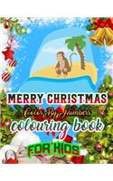 Merry Christmas Color by Numbers Coloring Book for Kids