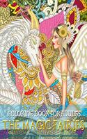 Coloring Book for Adults The Magic Fairies