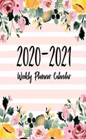 Weekly Planner calendar 2020-2021: 2 Years Plan from January 2020 to December 2021