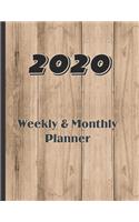 2020 Weekly & Monthly Planner