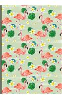 Planner Weekly Monthly: Flamingo Calendar Schedule Organizer with Inspirational Quotes