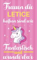 Notizbuch: Frauen Die Letice Heißen Sind Wie Einhörner (120 linierte Seiten, Softcover) Tagebebuch, Reisetagebuch, Skizzenbuch Für Mama, Tochter, Beste Freundi