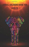 Animal Coloring Book for Adults