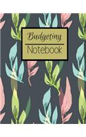 Budgeting Notebook: Simple Design Budget Planner for Your Financial Life with Calendar 2018-2019 Beginner's Guide to Personal Money Management