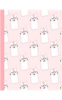 Composition Notebook: Cute Cats Design Composition Notebook 8.5 X11: 151 College Ruled Pages: Home, School, Office, Back to School Supplies