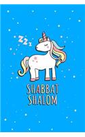 Shabbat Shalom Unicorn Journal Notebook