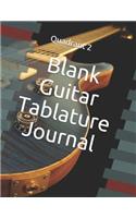 Blank Guitar Tablature Journal