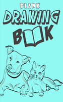 Blank Drawing Book: Blank Sketchbook For Kids Cartoon Drawing Books Blank Doodle Book & Sketch Journal: : Blank Sketchbook For Kids Cartoon Drawing Books Blank Doodle B