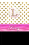 Laney: Personalized Lined Journal Diary Notebook 150 Pages, 6" X 9" (15.24 X 22.86 CM), Durable Soft Cover