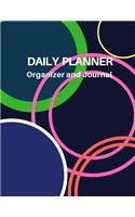 Daily Planner Organizer and Journal: Schedule Appointment, Prioritized Task List, Note, 150 Pages 8.5x11 Inch