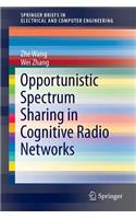 Opportunistic Spectrum Sharing in Cognitive Radio Networks