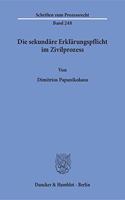 Die Sekundare Erklarungspflicht Im Zivilprozess