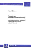 Klaus H. Dittmann: Perspektiven der Lebensereignisforschung