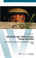 Rolle der UNO im Ost-Timor-Konflikt