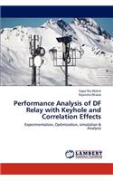 Performance Analysis of DF Relay with Keyhole and Correlation Effects