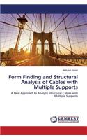 Form Finding and Structural Analysis of Cables with Multiple Supports