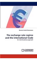 The exchange rate regime and the international trade