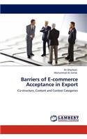 Barriers of E-Commerce Acceptance in Export