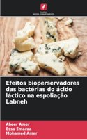 Efeitos bioperservadores das bactérias do ácido láctico na espoliação Labneh