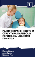 РАСПРОСТРАНЕННОСТЬ И СТРУКТУРА КАРИЕСА В