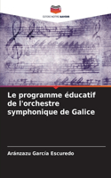 programme éducatif de l'orchestre symphonique de Galice