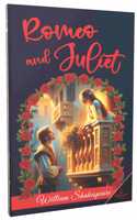 Romeo and Juliet by William shapespeare Romantic tragedy novel book paperback with ribbon bookmark (160 pages)
