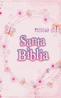 Biblia Rvr 1960 Compacta Símil Piel Juvenil Mariposa Palo Rosa (Bible Rvr 1960 Compact Size Leatherlike Youth Light Pink Butterfly (Spanish Edition)