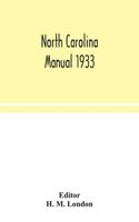 North Carolina manual 1933