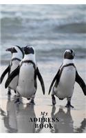 My Address Book: Penguin Cover - Address Book for Names, Addresses, Phone Numbers, E-mails and Birthdays