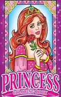 Princess Coloring Book: 50 Beautiful Coloring Pages for Girls Ages 6-10 and Beyond