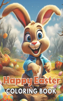 Happy Easter Coloring Book for Kids