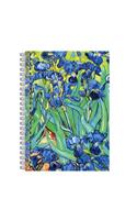 Van Gogh Irises Wire-O Journal 6 X 8.5"