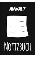 Anwalt Notizbuch