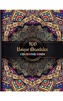 100 Uniqe Mandalas Coloring Book