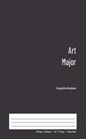 Art Major Composition Notebook