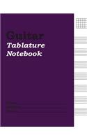 Guitar Tablature Notebook: Manuscript Paper