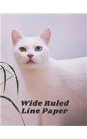 Wide Ruled Line Paper
