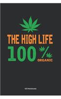 420 Notebooks: Cannabis Weed Notebook 100 Pages, White Paper, 6x9 Inches, Matte Softcover