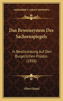 Beweissystem Des Sachsenspiegels