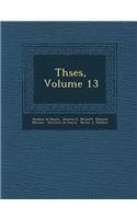 Th�ses, Volume 13